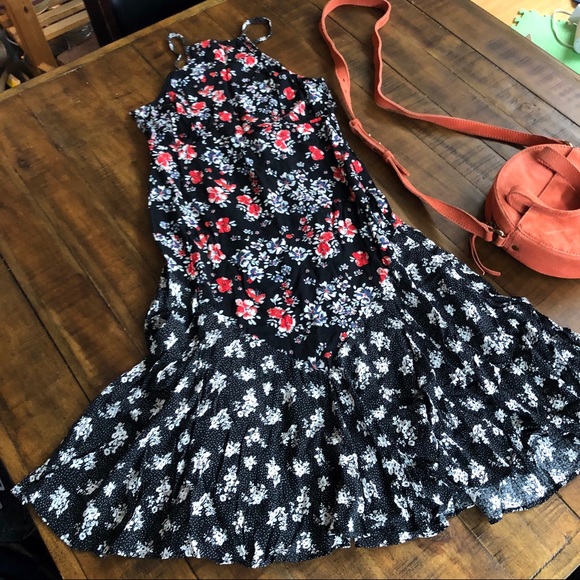 Free People Circle of Flowers Halter Dress Sz S - Picture 4 of 8